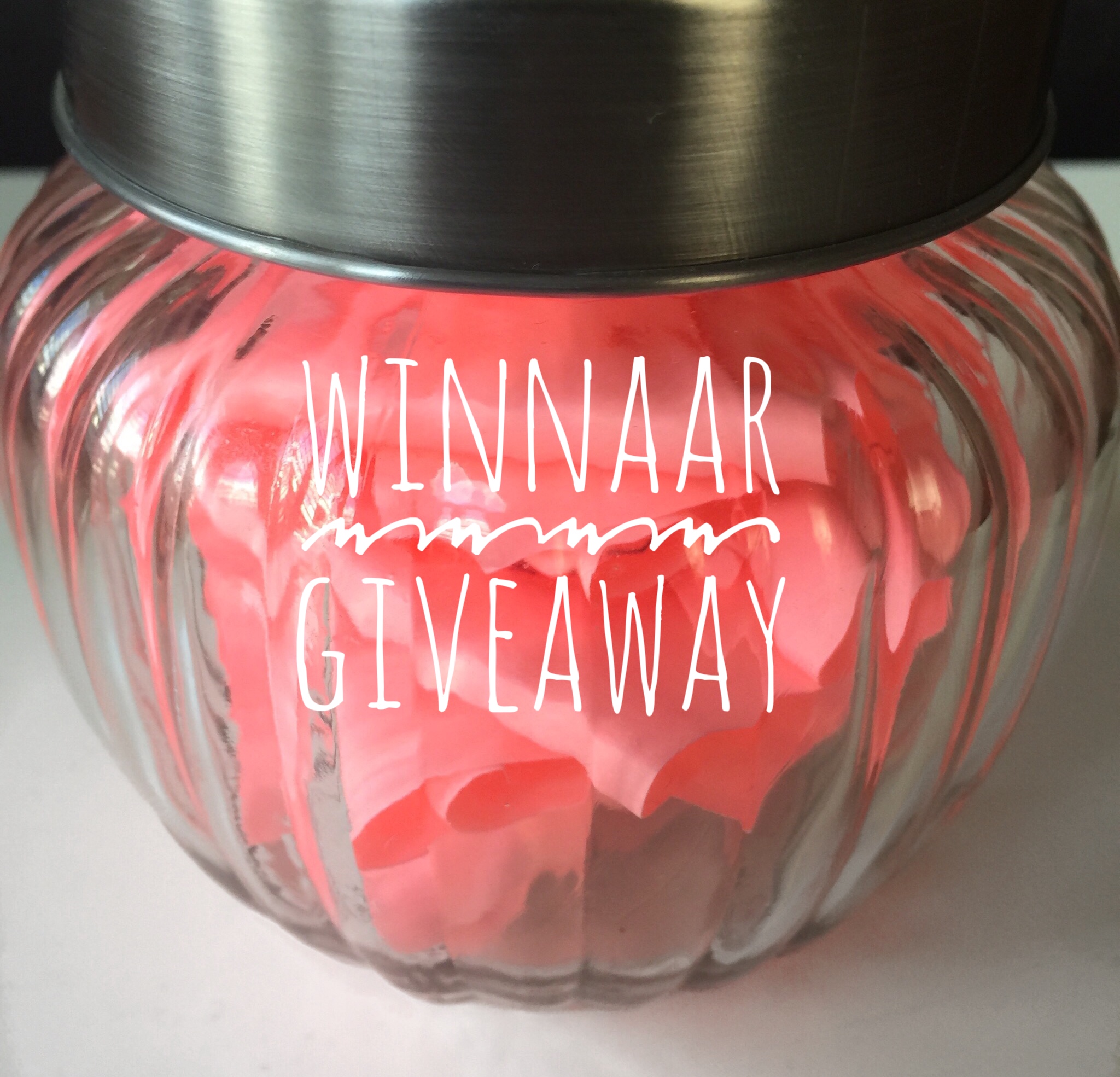 Giveaway winnaar