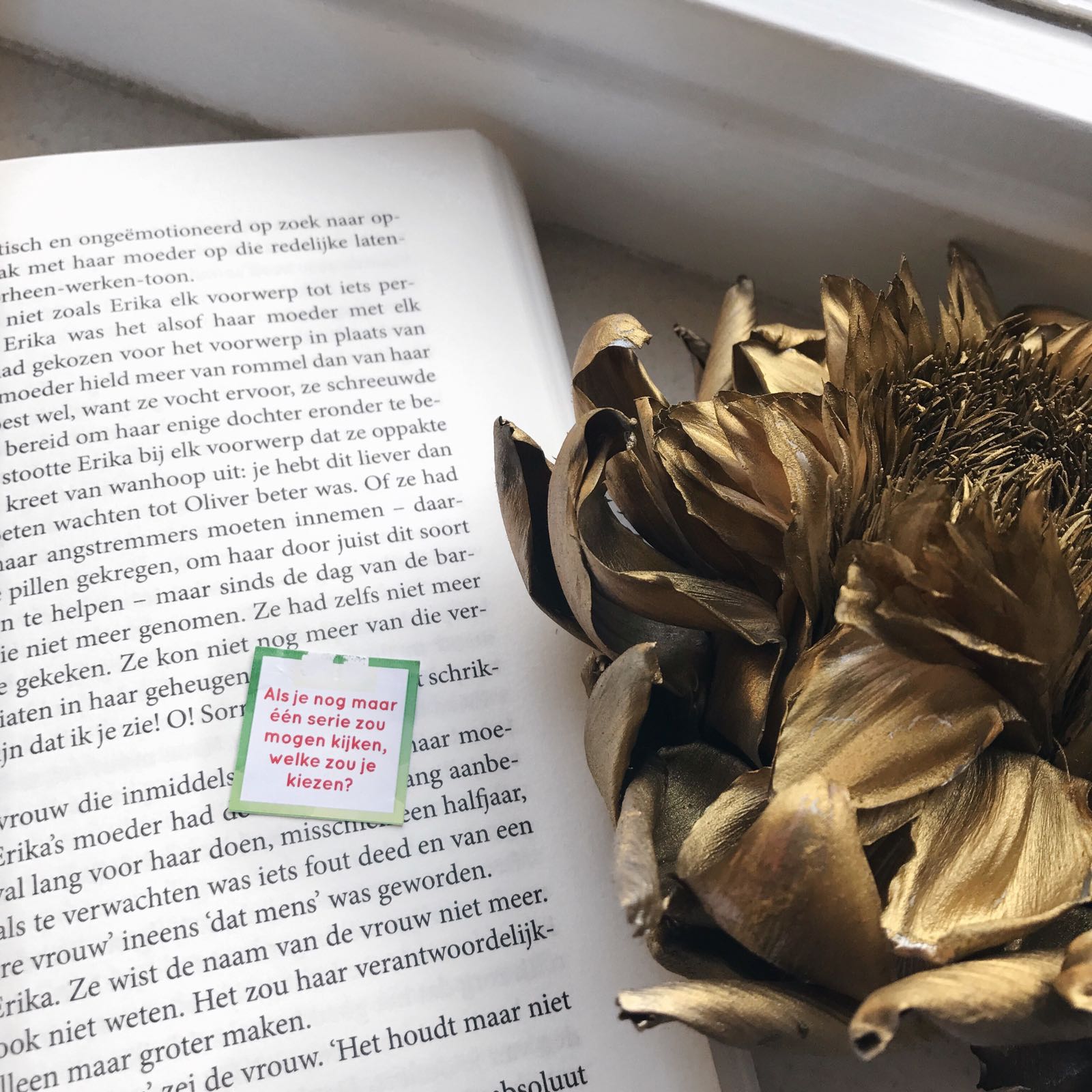 Tea time #13: nog maar één serie of boek