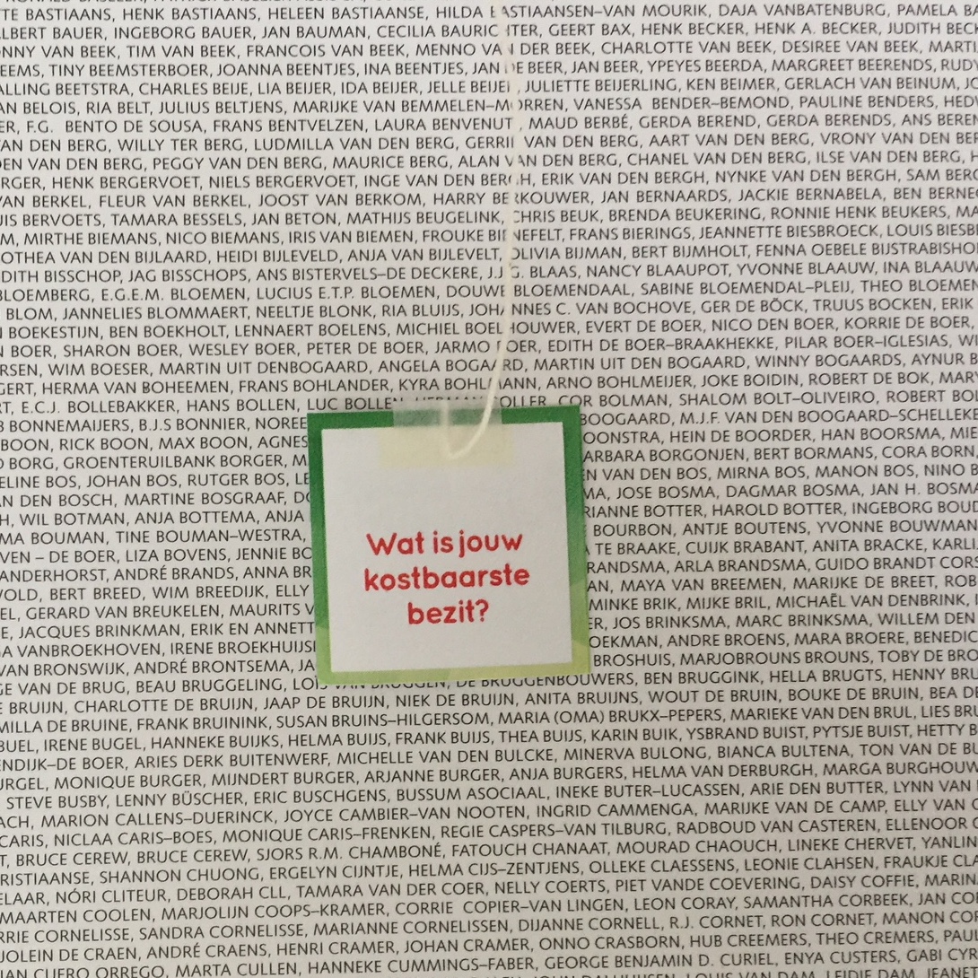 Tea time #12: kostbaarste bezit